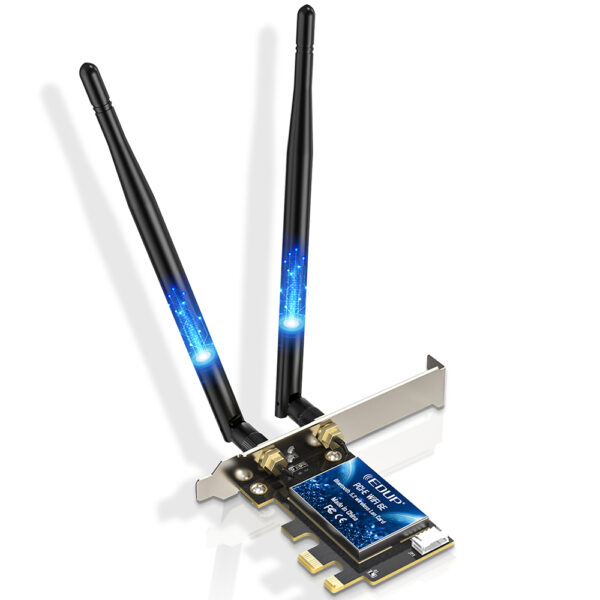 EDUP EP-9651GS WIFI 6EAX5400 + Bluetooth 5.3 PCI-E Network Adapter