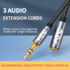 ATC HQ 3.5mm M / F Cable 1.5m