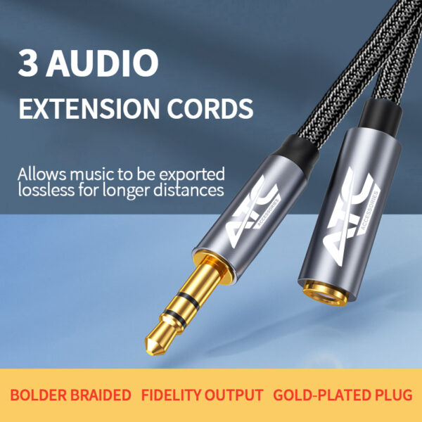 ATC HQ 3.5mm M / F Cable 1.5m