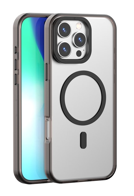 01_23_30_1.jpg XO K30 iP 16 plus/15 plus 6.7" TPU Ακρυλική Θήκη με Ενσωματομένο Μαγνήτη Μαύρο