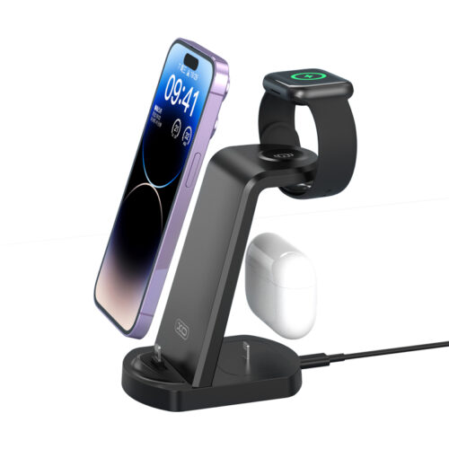 01charg.jpg WX035 3-in-1 Multi-function Wireless Charging Black