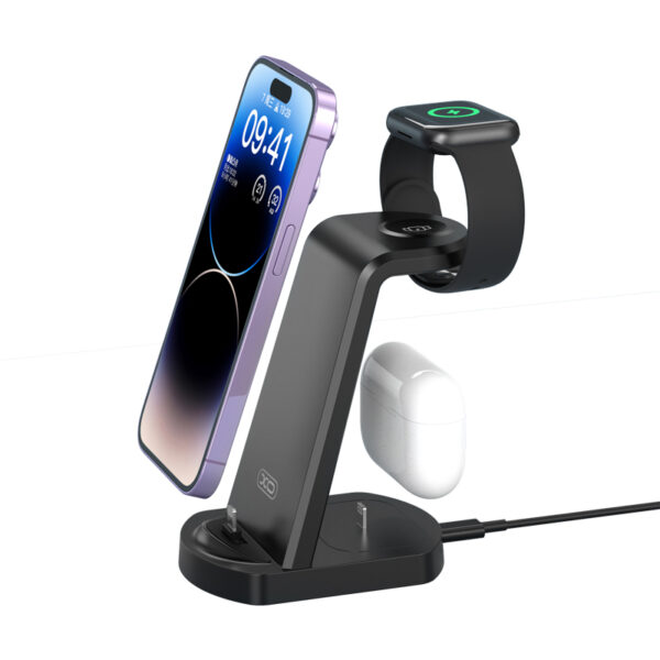 01charg.jpg WX035 3-in-1 Multi-function Wireless Charging Black