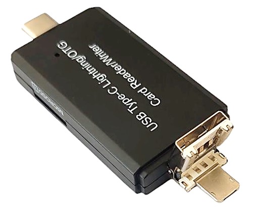 4in1 card reader Micro+2.0 A+Type C+Lightning