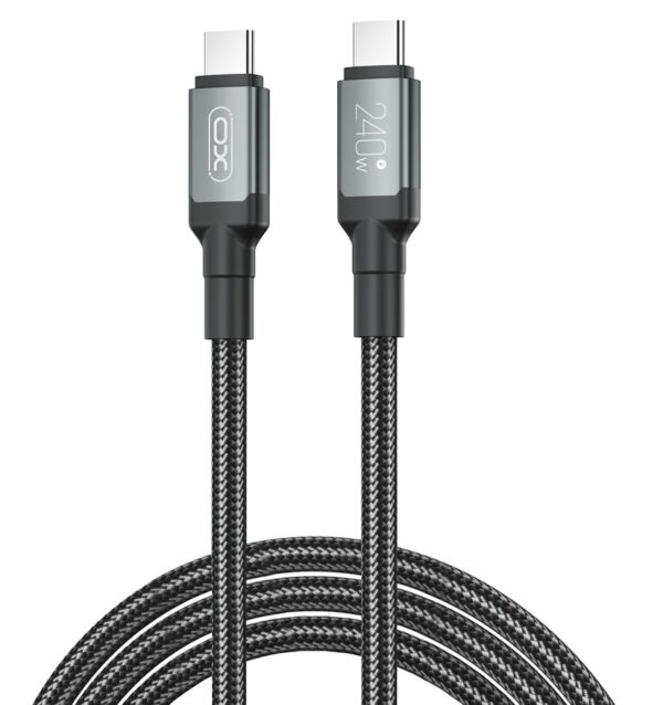 02_12_-_.jpg XO NB-Q264B Type-c to Type-c 240W High Power Data Cable 2m