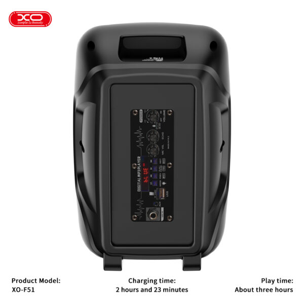 XO F51 Colored Jade Εξωτερικό Ηχείο RGB Bluetooth 10W