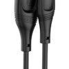 02_19_nb238.jpg XO NB238 Zeus Series Liquid Silicone Micro Μαύρο 1M