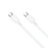 02_6_0.03.jpg ThreeKey TK-NB09 Καλώδια Σιλικόνης Type-C σε Type-C 60W Λευκό