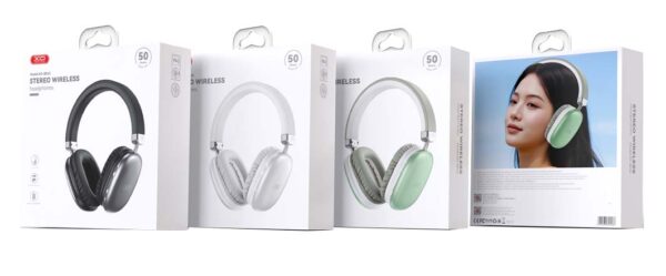 XO BE45 Beiguo Φορητά Ακουστικά Bluetooth Ασημί