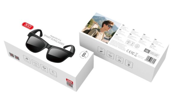 XO E14 Smart Audio Γυαλιά με UV Προστασία Μαύρο