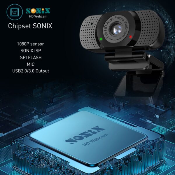 EDUP EP-1080P8 Auto Focus 1080P USB WEBCAM