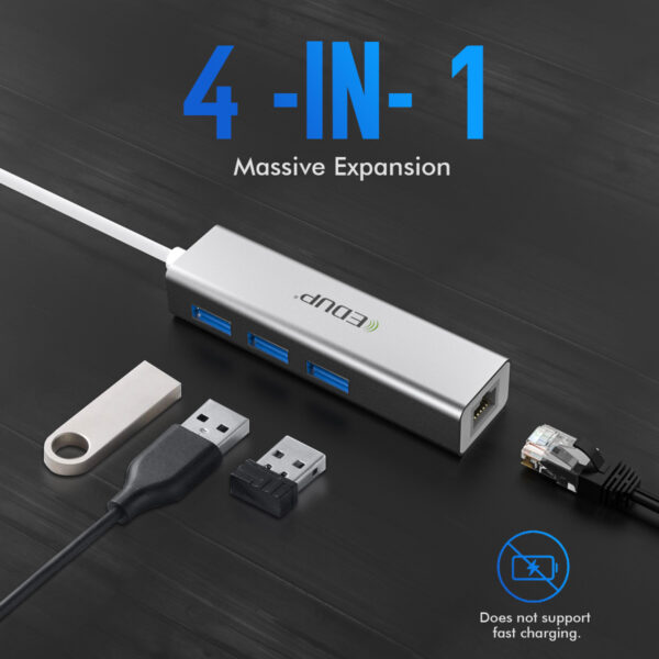 EDUP EP-9801 10/100/1000Mbps Type-C LAN Adapter USB 3.0 Port