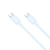 030.03.jpg ThreeKey TK-NB09 Καλώδια Σιλικόνης Type-C σε Type-C 60W Μπλε