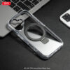 XO K31 iP 16 Pro Max 6,9" TPU+Ακρυλική Μαγνητική Θήκη Τηλεφώνου Μαύρο