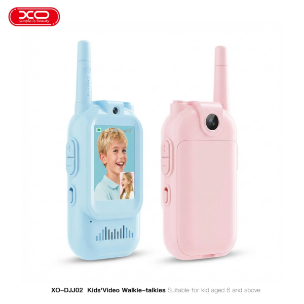 03_16_3.png XO DJJ02 Παιδικό Σετ Βίντεο Walkie-Talkie (Μπλε/Ροζ)