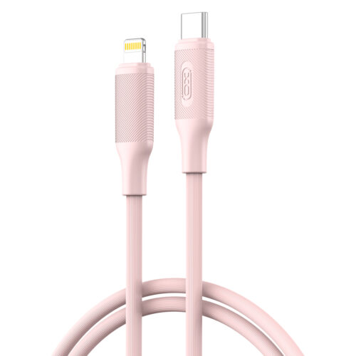 03_2__8.jpg XO NB-Q265A PD 27W Type-C σε Lightning Μινιμαλιστικό Καλώδιο (Ροζ)