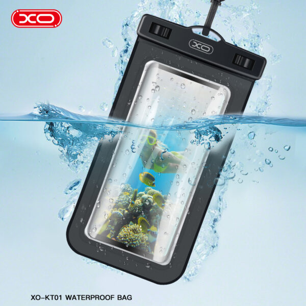 XO KT01 PVC Αδιάβροχη Θήκη Τηλεφώνου με Κλιπ