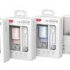 XO L157(EU) QC3.0 18W Φορτιστής με Καλώδιο Micro Ροζ