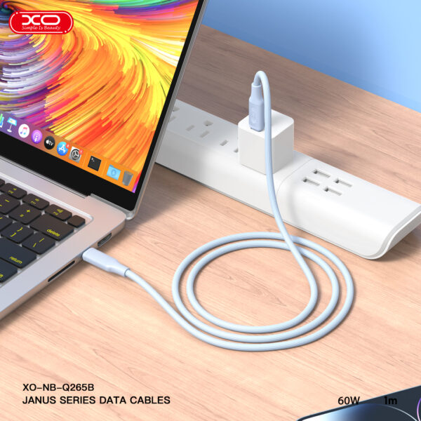 XO NB-Q265A PD 27W Type-C Σε Lightning Μινιμαλιστικό Καλώδιο (Μπλε)