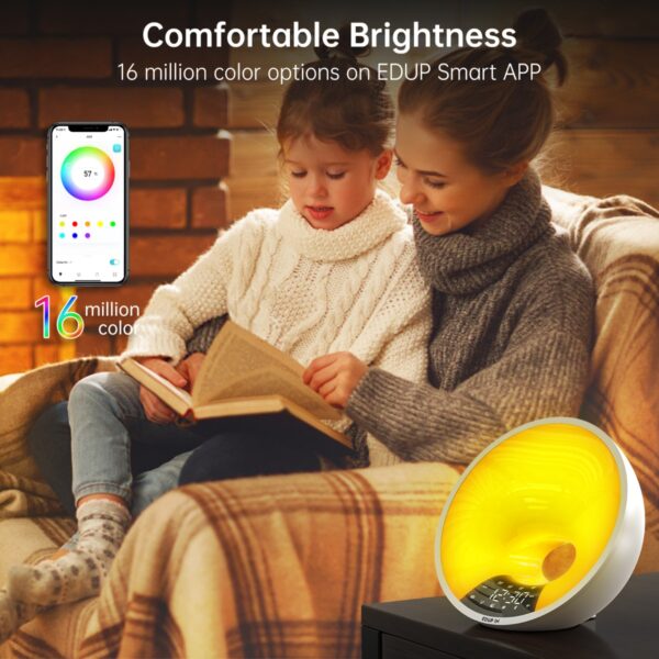 EDUP A90 Wake up light alarm clock