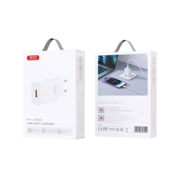 XO L127 Fast Charging Charger USB-A QC18W