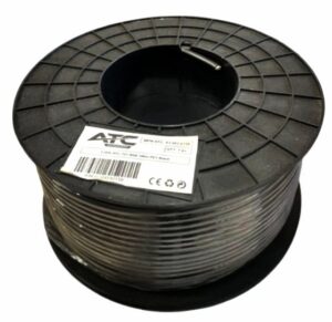 Καλώδιο ATC-721 RG6 100μ PET Μαύρο