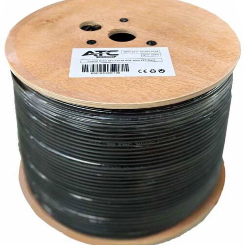 07_atc-723_rg6_300_pet_1_.jpg ATC Στροφείο RF ATC-723 RG6 300μ PET Μαύρο
