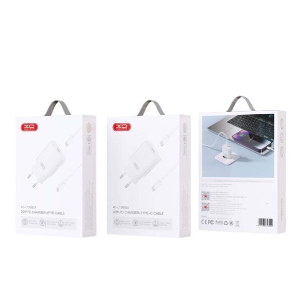 08_1_1-photoroom.png-photoroom.jpg XO L126 USB-C PD20W Fast Charging Charger with Lightning cable(NB-Q189A)