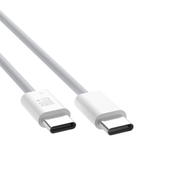 0nb-q2737.jpg XO NB-Q273 iP15 Καλώδιο φόρτισης Type-C σε Type-C 60W Λευκό