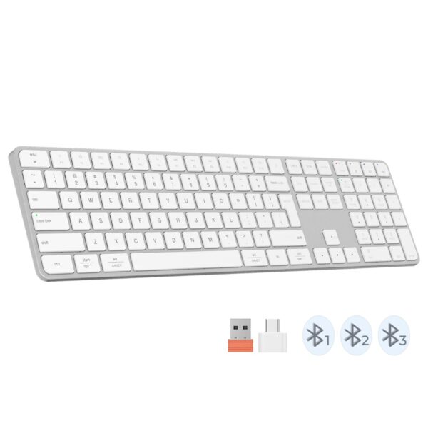 1.jpg Meetion MT-K230MW 2.4G+Bluetooth Πληκτρολόγιο Λευκό US