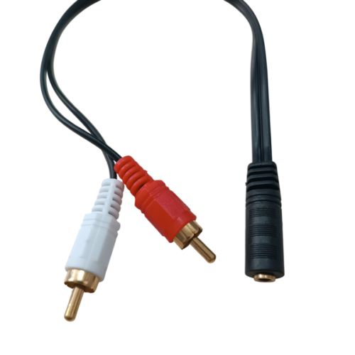 ATC Καλώδιο 3.5mm Θηλ. / 2RCA Αρσ. 0.20m