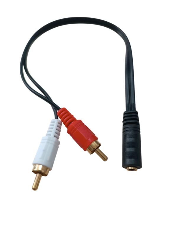 ATC Καλώδιο 3.5mm Θηλ. / 2RCA Αρσ. 0.20m