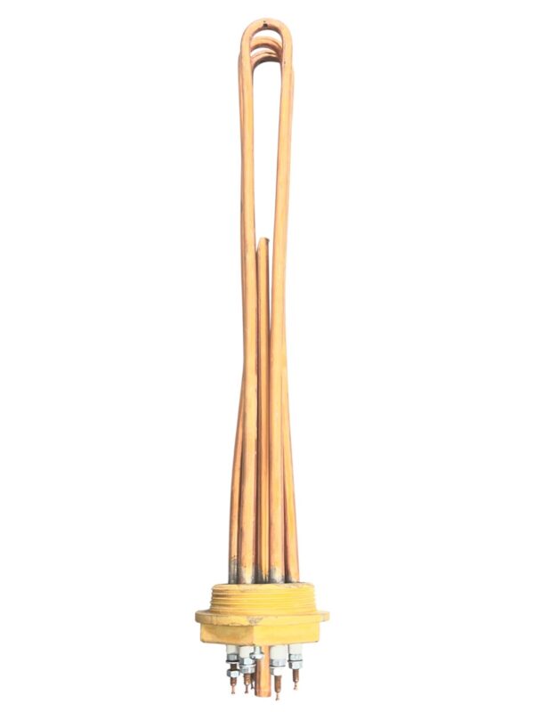 Αντίσταση χαλκού 2'' 45cm με θήκη θερμοστάτη 9000W