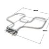 Αντίσταση φούρνου κουζίνας GORENJE / KORTING / CANDY/ KELVINATOR 1100W με χάντρες κάτω μέρος