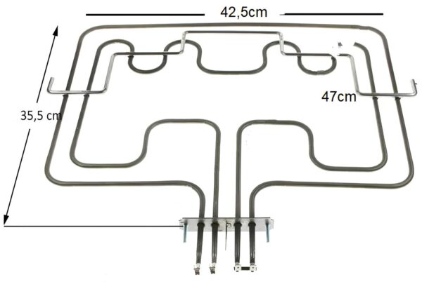 Αντίσταση με γκριλ φούρνου κουζίνας AEG / ZANUSSI / ELECTROLUX 3100W (1000+2100W) 3878253412 3878253511 3878253016