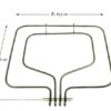 Αντίσταση κάτω μέρους 880W 230V + 620W 86V κουζίνας PITSOS / SIEMENS / BOSCH 00218355, 00215567, 00215930 / 35x37cm