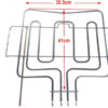 10106467_1.jpeg Αντίσταση φούρνου κουζίνας BOSCH / SIEMENS / PITSOS / NEFF με γκριλ 2800 W (1100 + 1700WATT ) άνω μέρος 00214692