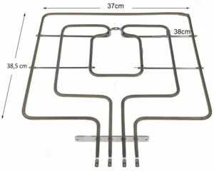 Αντίσταση φούρνου κουζίνας SIEMENS / BOSCH / NEFF 00776188 άνω μέρος 2700W (1000+1700) 37x38,5 cm με λαμάκι
