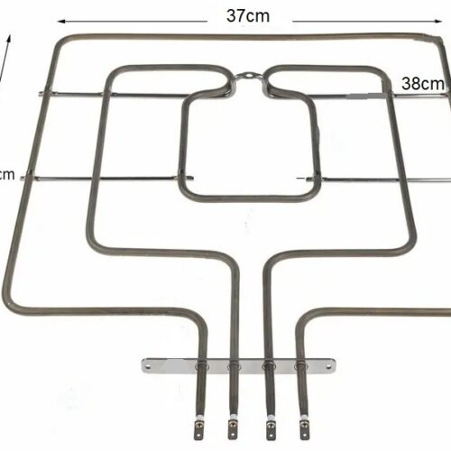 Αντίσταση φούρνου κουζίνας SIEMENS / BOSCH / NEFF 00776188 άνω μέρος 2700W (1000+1700) 37x38,5 cm με λαμάκι
