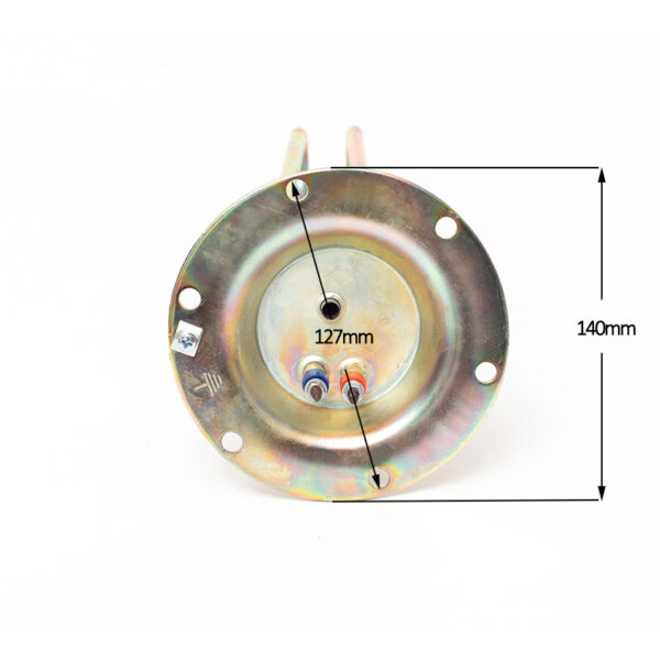 Αντίσταση θερμοσίφωνου 4000W Φ14cm 8 Τρύπες με θέση για ανόδιο & θήκη θερμοστάτη