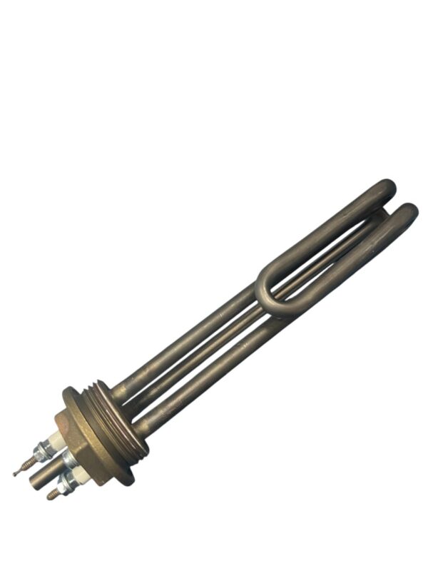 Αντίσταση inox 1" + 1/4, 2KW, 23x5x5cm με θήκη θερμοστάτη επαγγελματικών συσκευών