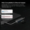 EDUP EP-9801 10/100/1000Mbps Type-C LAN Adapter USB 3.0 Port
