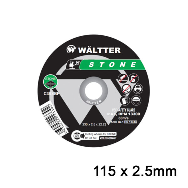 1152522-1.jpg Δίσκος Κοπής Δομικών Υλικών WALTTER 115x2.5mm