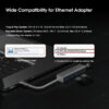 EDUP EP-9801 10/100/1000Mbps Type-C LAN Adapter USB 3.0 Port