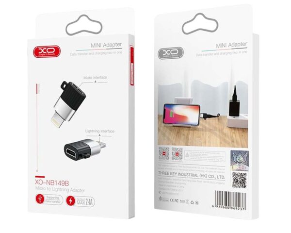 149b-photoroom.png-photoroom.jpg XO NB149-B Αντάπτορας Micro σε Lightning