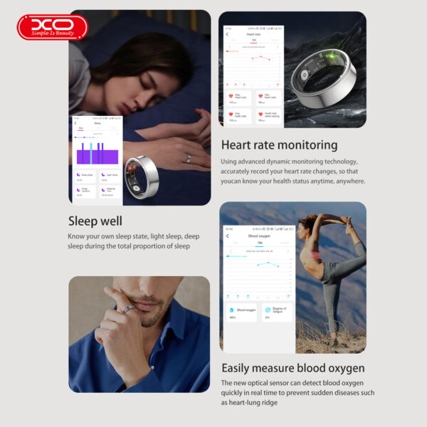 14_2_7.jpg XO RS01 Smart Δαχτυλίδι Μέγεθος 10 Ασημί