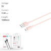 156-micro-pin.jpg XO NB156 USB Καλώδιο Φόρτισης για Micro Ροζ