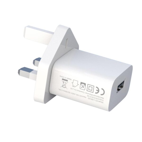 XO L99 (UK) Φορτιστής με Καλώδιο Micro 2.4A
