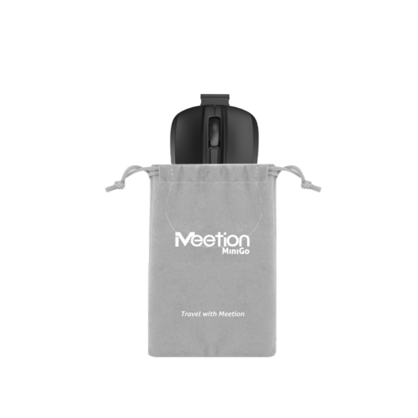 Meetion MT-MINIGO Silent Mini 2.4G Optical Ασύρματο Ποντίκι Μαύρο