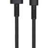 166cblack_1.jpg XO NB-Q166 5A Καλώδιο Γρήγορης Φόρτισης για Type-C Μαύρο 1m