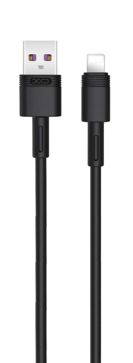 XO NB-Q166 5A Καλώδιο Γρήγορης Φόρτισης για Lightning Μαύρο